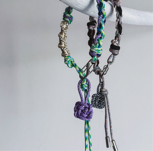 Remnant Knot Charm “loop” 紐端材のバッグチャーム